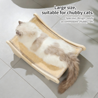Rascador para Gatos Tipo Arco de Sisal y Madera, Resistente al Desgaste, Sin Desprendimiento de Residuos, Anti-Nido para Gatos, Dispositivo Integrado para Afilar Garras, Empaque de Cartón