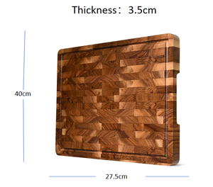 Thêm lớn cuối Hạt Walnut gỗ thớt với xử lý cho nhà bếp sử dụng trên thực phẩm rau pho mát cắt khối - Product Image 3