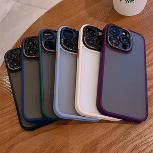 Custodia protettiva per telaio della fotocamera in metallo per <span class=keywords><strong>iPhone</strong></span> <span class=keywords><strong>12</strong></span> pro max custodia per telefono PC di lusso con paraurti in Silicone per <span class=keywords><strong>iPhone</strong></span> 14 - Product Image 6