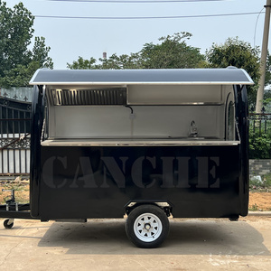 Chariot de nourriture portable | Configuration sur mesure avec des couleurs vives et des fonctionnalités personnalisables pour les vendeurs de rue | Chariot de collation mobile - Product Image 5