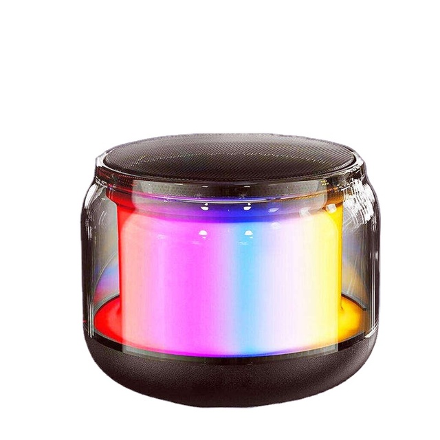 Portable Fashion Mini Speaker Rgb Colorful Led Light Wireless Usb Tf Aux Loudly Sound Control Speaker Rgb Speakers for Computer