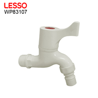 Robinet de cuisine en plastique PVC LESSO W83106, durable et très demandé, pour lavabo et machine à laver