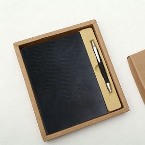 Custom Logo Color High Quality Office Stationery A5 PU Leather Soft Cover Diary Journal Planner Notebook <b>Gift</b> <b>Set</b> with Pen - Product Image 2