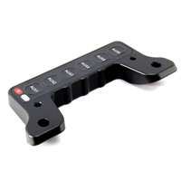 Panneau de commande multifonction LEDIYTE pour montant A, interrupteur 12V 24V DC, panneau de commande monté sur montant A pour voiture, série IP65