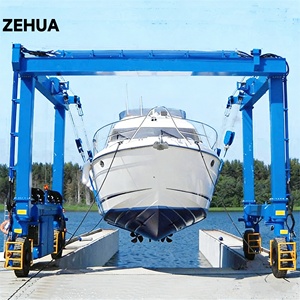 Lève-bateau mobile de 100 tonnes avec boîte de vitesses et composants de moteur contrôlés par PLC, sur pneus en caoutchouc - Product Image 5