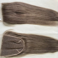 Cheveux bouclés européens Remy HD pour dentelle transparente pré-épilée, closure 6x6, frontal 13x6, cheveux bruts