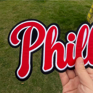 Parche Bordado con Letras Grandes Estilo <span class=keywords><strong>Philadelphia</strong></span> Phillies, para Coser o Planchar en Chaquetas, Sudaderas, Mochilas, Ropa, Regalo para Fanáticos, Decoración - Product Image 2