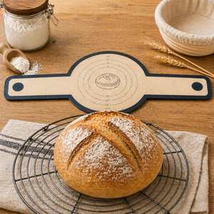 Long Handle Silicone Bread Baking Mat for Dutch Oven Sourdough Reusable Non-Stick Fiberglass Heat Resistant Pastry Liner <b>Tool</b> - Product Image 5