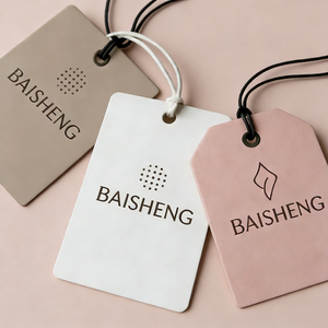 Luxe op maat gemaakte metalen T-shirt labels met logo, milieuvriendelijke papieren labels voor kleding, tassen, schoenen en sieraden - Product Image 2