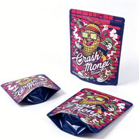 Sachet Doypack Personnalisé Imprimé Dessin Animé pour Snacks Exotiques, Qualité Alimentaire, Anti-Odeur, avec Fermeture Éclair, pour Bonbons Gélifiés