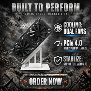 Tarjeta de Video para Juegos RX 5700 con Proceso de 7nm, <span class=keywords><strong>2304SP</strong></span>, PCIE4.0, Alta Frecuencia de Imágenes, para PC de Juegos - Product Image 1