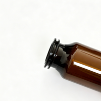 Flacon de lotion corporelle de luxe en plastique PET, flacon cosmétique à épaule plate, 10ml 15ml 20ml, emballage de flacon de lotion en plastique