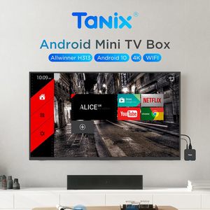Sidiwen <b>Android</b> Tv <b>Box</b> 2GB 16GB Amlogic S905X 4K Smart Mini With Remote Control Black - Product Image 2