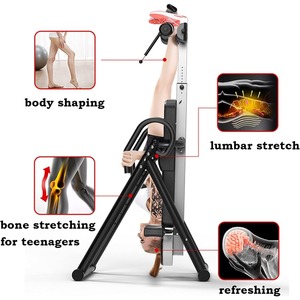 Table d'inversion gonflable réglable pour le soutien <span class=keywords><strong>lombaire</strong></span> et la rééducation des mains, pour le soulagement des douleurs dorsales, usage domestique et fitness - Product Image 2
