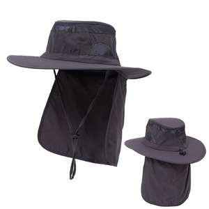 Cappello a secchiello <span class=keywords><strong>Ide</strong></span> Brim con protezione UV UPF 50+, traspirante, con protezione per il collo, per pesca, caccia, attività all'aperto, unisex, disponibile in magazzino. - Product Image 5