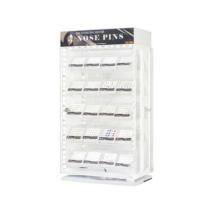 Exhibidor de Joyería de Lujo para Mostrador, Mueble de Tienda Personalizado, Fabricante de Vitrinas de Vidrio para Joyería y Aretes - Product Image 5