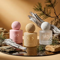 Flacon de parfum vide de luxe personnalisé OEM 50ml 100ml, cylindre en verre avec capuchon et pulvérisateur, emballage avec boîte cadeau, couleur et logo personnalisés