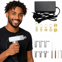 Machine électrique automatique à dreadlocks en acier inoxydable pour la fabrication et le tressage de cheveux