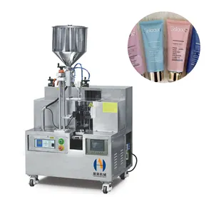 Automatic Ultrasonic Plastic Soft Tube Toothpaste Tube Cosmetics Filling And Tail Sealing Machine