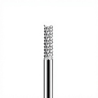 ZROYEE Fraise à queue en carbure 3,175 mm, 2 dents, angle de hélice 30°, 10 mm, pour machine de gravure CNC OEM, fraisage grossier de cartes de circuits imprimés