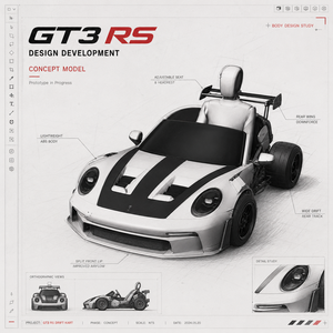 Kart Elettrico da Drift Stile GT3 RS in Pre-Vendita Globale - Accesso Precedente per Vendita all'Ingrosso di Kart da Corsa - Product Image 2