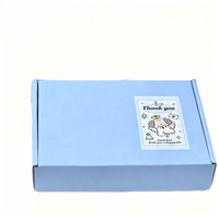 Boîte aux lettres en carton ondulé personnalisée - Matériaux recyclés biodégradables Forme d'avion Revêtement UV Couleur Jouet en peluche de dessin animé Transport