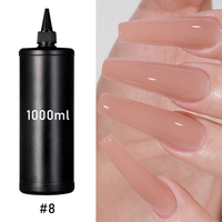Gel de construction pour ongles 1kg Marque Privée avec aimant, style français, LED UV, non toxique, végétalien, écologique, pour extension d'ongles et nail art