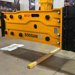 SOOSAN ชุดหัวเจาะไฮดรอลิก รุ่น Sb 121 แบบ TOP พร้อมมอเตอร์และเครื่องยนต์ สำหรับรถขุดขนาดใหญ่ 28-35 ตัน งานก่อสร้าง งานรื้อถอน รับประกัน 1 ปี - Product Image 1