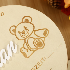 Personnalisation de 2 cartes de jalons de développement pour bébé, accessoires de photographie nouveau-né, panneaux d'annonce de naissance 'Bonjour le monde' pour baby shower - Product Image 3