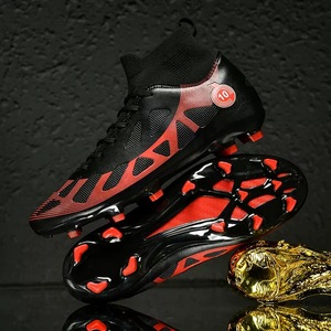 Chaussures de football personnalisées à tige haute, portables et antidérapantes pour garçons, filles, hommes, femmes, adultes et enfants - Product Image 2
