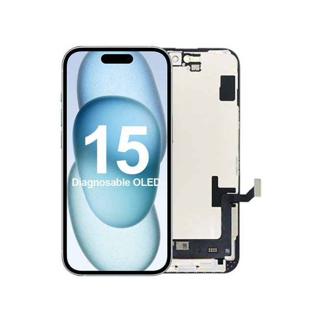 FaRuix Diagnosable Screen for iphone 15 Soft Display New Tech Diagnostic Screen Replacement for iPhone 15 Souple OLED Ecran