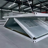 Maison conteneur pliable économique de 20 pieds, dépliage rapide, emballage plat, type Z