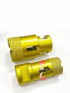 10 pcs chân không brazed M14 lõi khoan <span class=keywords><strong>Bit</strong></span> Set Kim Cương Đá khoan công cụ thủy tinh gạch sứ Granite đá cẩm thạch lỗ Cutter Bộ - Product Image 3