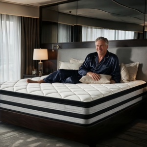 Durable Individual Pocketed Spring <b>Mattress</b> Motion Isolation Bed <b>Mattress</b> for Residential Beds King Size Home - Product Image 2