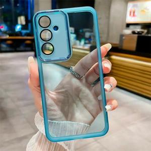 Funda Protectora Transparente de TPU Suave para <span class=keywords><strong>Samsung</strong></span> Galaxy S24 Ultra y S23, Fundas de Teléfono Coloridas y Transparentes - Product Image 5