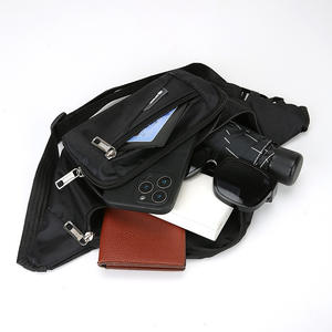 Riñonera Deportiva G Sport para Hombre, de Nailon, Gran Capacidad, Resistente al Agua, para Uso Diario, Color Negro - Product Image 3