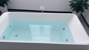 Bain de glace Iceglax pour la récupération des athlètes - Bain froid en acrylique avec refroidisseur intégré de 1 CV - Bain de glace tout-en-un - Product Image 5