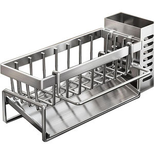 Robinet en acier inoxydable 304 antirouille distributeur de savon noir organisateurs de cuisine stockage en rack sous l'évier de salle de bain - Product Image 3