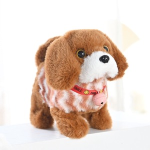 Hochwertiges elektrisches Hundes pielzeug aus PP-Baumwoll-Polyester-Plüsch mit Geh-und Bell funktionen für Kinder - Product Image 6