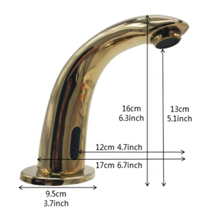 Grifo de Lavabo Automático con Sensor, Sin Contacto, de Latón, Montaje de un Solo Orificio, Grifo de Cocina Moderno con una Sola Manija y Válvula de Cerámica - Product Image 5