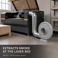 Ventilateur d'extraction laser CO2 550W 750W, souffleur centrifuge, extracteur d'air pour machine de découpe et de gravure laser