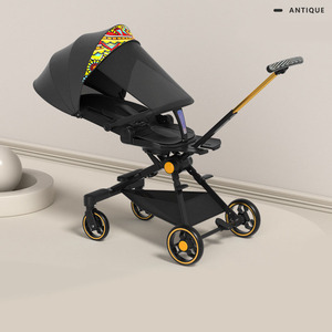 Carrito de Bebé 4 en 1 Plegable, Nuevo Modelo 2023, Fácil de Plegar, Permite Sentarse y Recostarse - Product Image 4