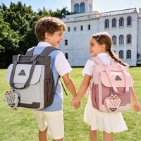 Sac à dos scolaire imperméable, grande capacité, durable, multicolore, léger, ergonomique, élégant, géométrique, en polyester, pour étudiants, garçons et filles