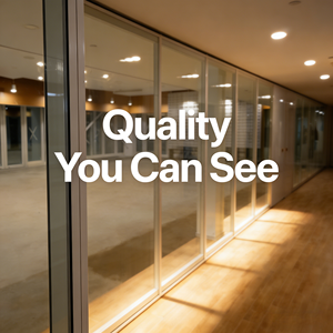 <span class=keywords><strong>Cloison</strong></span> de bureau modulaire en aluminium et verre SZMK avec verre double couche pour chambres et salles à manger - Product Image 3