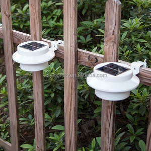 IP65 Waterproof Outdoor Decor Garden Solar Fence Post Lamp Wall Led Solar <strong>Gutter</strong> <strong>Lights</strong> - Product Image 1