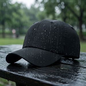 Gorra de Béisbol Unisex Personalizada, Impermeable, de 6 Paneles, de Secado Rápido, para Deportes de Verano, Ajustable, con Bordado 3D, 100% Poliéster - Product Image 1