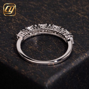 Anillo de Eternidad con Corte de Corazón en Plata de Ley 925, Anillo de Boda con Diamante Cultivado en Laboratorio para Mujer, Anillo de Compromiso, Joyería Fina, Regalo - Product Image 3
