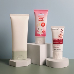 Wholesale Luxury Custom Printed Logo Empty Squeeze Cream Lotion Sunscreen Soft <b>Plastic</b> <b>Tube</b> with Unique Lid Cosmetic Packaging - Product Image 2