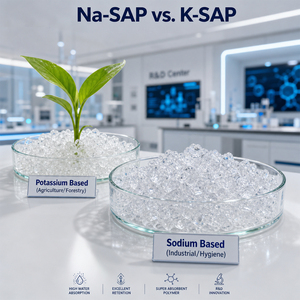 Polyacrylate de sodium, polymère superabsorbant pour le traitement des eaux industrielles, la fabrication du papier, le contrôle de la teneur en tartre et l'utilisation comme dispersant - Product Image 2