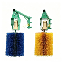 Brosse à corps pour vaches floquée haute densité, brosse de nettoyage pour l'élevage du bétail sans perte de poils pour les grandes exploitations laitières